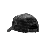 Gorra Dandy Hats Deathrow negra con bordado Deathrow en relieve 3D, vista trasera