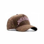 Gorra Dandy Hats 10º Aniversario Marrón Claro marrón claro con bordado conmemorativo en relieve 3D, vista frontal