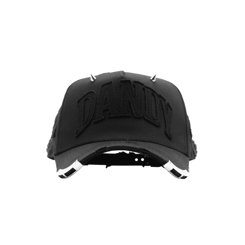 Dandy Hats Plague II Snapback Gorra Dandy Hats Plague II Snapback negra con emblema PLAGUE II en relieve 3D de alta densidad, vista frontal