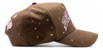 Gorra Dandy Hats 10º Aniversario Marrón Claro marrón claro con bordado conmemorativo en relieve 3D, vista lateral
