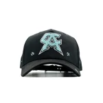 Gorra Dandy Hats CA Tiffany Canelo color tiffany con monograma CA en bordado 3D, vista frontal