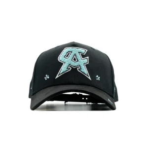 Gorra Dandy Hats CA Tiffany Canelo color tiffany con monograma CA en bordado 3D, vista frontal