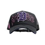 Gorra Dandy Hats Extssy Model Sad Boyz II negra con bordado Extssy Model en relieve 3D, vista frontal
