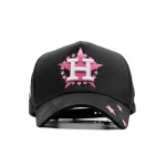 Gorra Dandy Hats Clave Ali Junior H negra con relieve 3D Clave Ali, vista frontal