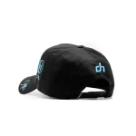 Gorra Dandy Hats 9th Anniversary negra con bordado conmemorativo del 9° aniversario, vista trasera