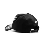 Gorra Dandy Hats NY Skeleton negra con gráfico NY Skeleton en relieve 3D de alta densidad, vista trasera