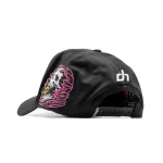 Gorra Dandy Records Hat negra con bordado tridimensional Records Concept en relieve, vista trasera