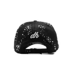 Gorra Dandy Hats Stargazing Hat negra con bordado cósmico en relieve 3D, vista trasera