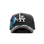 Gorra Dandy Hats El Mago negra con ilustración El Mago bordada en relieve 3D, vista trasera