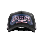 Gorra Dandy Hats Members Only x JC Hats de 6 paneles con bordado en altorrelieve, vista frontal