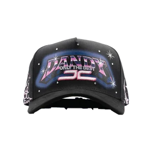 Gorra Dandy Hats Members Only x JC Hats de 6 paneles con bordado en altorrelieve, vista frontal