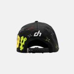Gorra Dandy Hats Dandy Summer 2.0 snapback negra con letras góticas 3D, vista trasera